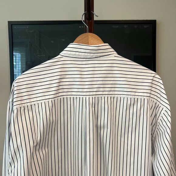 Carhartt WIP - LS Linus Stripe Shirt (103302.22A.XX.03) - White, Black - Picture 7 of 8